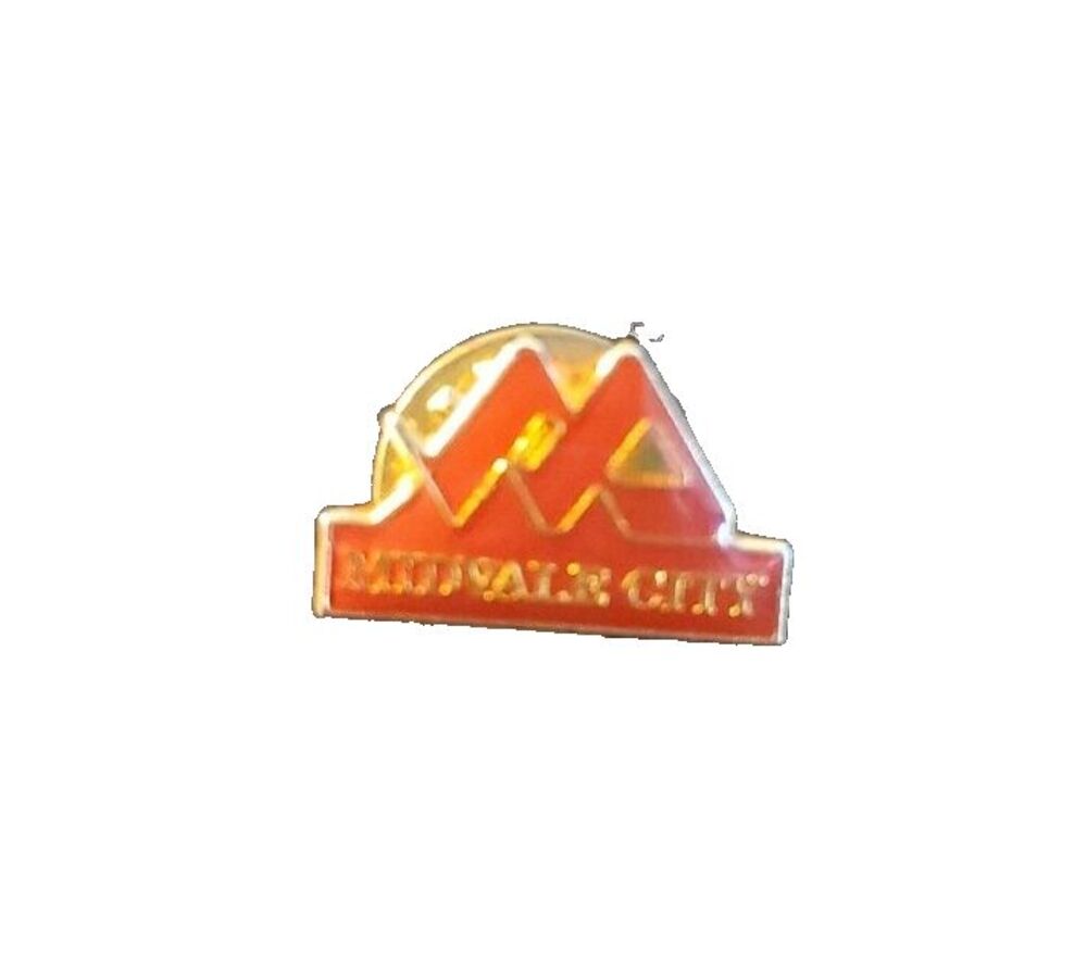 Midvale City Hat Lapel Pin Pin Back Small